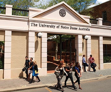 University of Notre Dame Australia reviews by students.