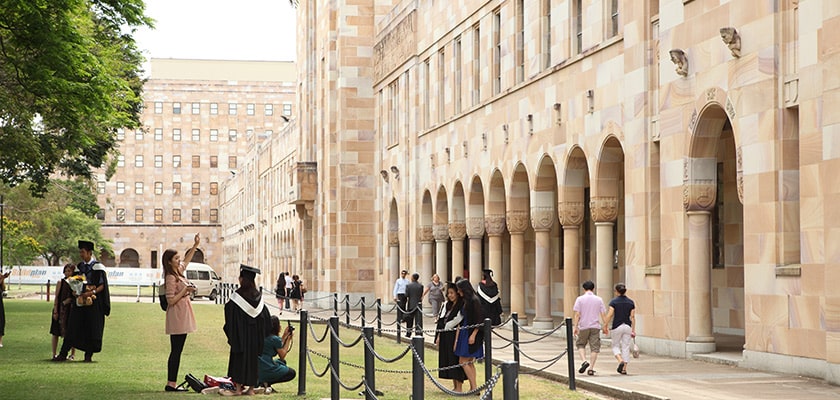University of Queensland, graduation day.